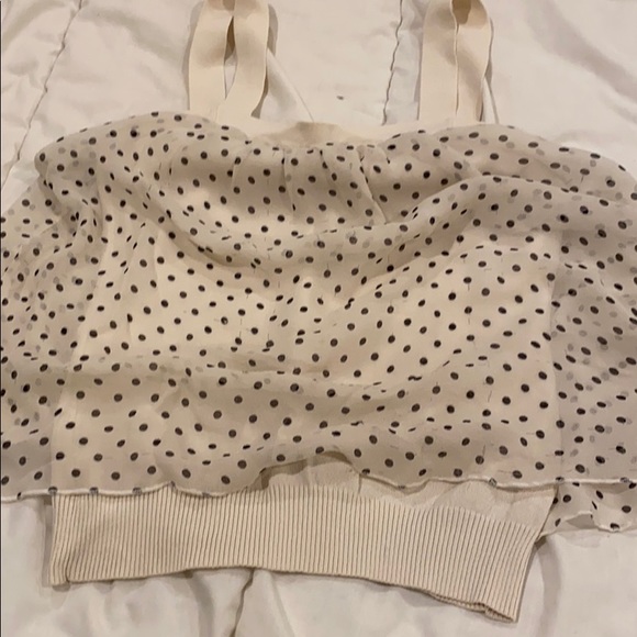 Petite white dots top - Picture 5 of 5